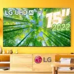Smart TV 75″ LG 4K UHD 75UQ8050 WiFi, Bluetooth, HDR, Nvidia GEFORCE NOW, ThinQ AI, Smart Magic, Google, Alexa na Casas Bahia