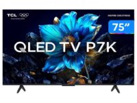 Smart TV 75″ TCL 4K UHD QLED 75P7K Google TV AiPQ Google Assistente 3 HDMI 1 USB na Aliexpress