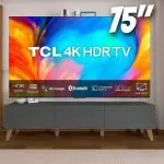 Smart TV 75” UHD 4K LED TCL 75P635 na Magazine Luiza