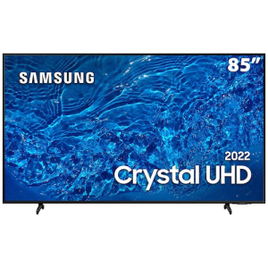 Smart TV 85" Crystal UHD 4K Samsung Painel Dynamic Crystal Color Design slim Tela sem limites - 85BU8000 na Gazin