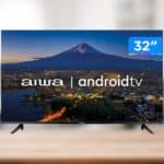 Smart TV Aiwa 32”, Android, HD, Borda Ultrafina, HDR10, Dolby Áudio - AWS-TV-32-BL-02-A na Amazon