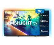 Smart TV Ambilight 75″ PHILIPS 4K, 75PUG8100/78, Comando de Voz, HDR10+/Dolby Atmos, VRR/ALLM, Bluetooth na Amazon