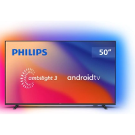Smart TV Android Philips 50" 4K Ambilight Comando de Voz Dolby Vision/Atmos VRR/ALLM Bluetooth - 50PUG7907/78 na Lojas MM