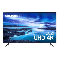 Smart TV Crystal 4K 50” Samsung UN50AU7700GXZD Wi-Fi Bluetooth HDR 3 HDMI 1 USB Tizen Comando De Voz na Compra Certa