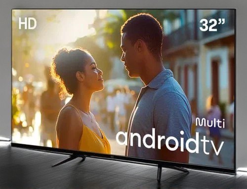 Smart TV DLED 32 HD Multi Essencial Android 11 3HDMI 2USB Wi-fi Bluetooth na Amazon