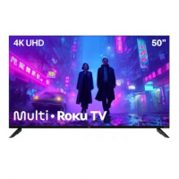 Smart TV DLED 50 4K Multi Roku 4HDMI 2USB Wi-Fi na Casas Bahia