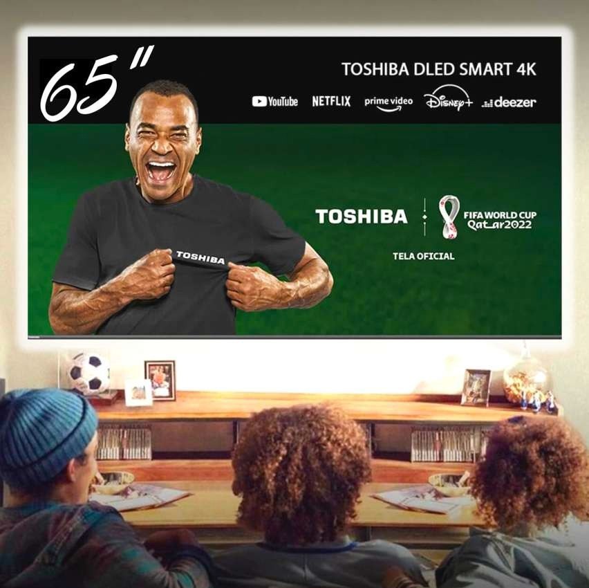 Smart TV DLED 65″ 4K Toshiba 65C350L VIDAA 3 HDMI 2 USB – TB010M na Carrefour