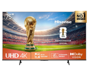 Smart TV Hisense 4K 75″ Polegadas 75A6NV com Dolby Vision, HDR10, HLG, DTS Virtual X, Compatibilidade Alexa e Google Home na Amazon