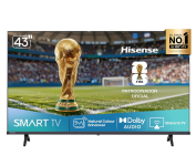 Smart TV Hisense FHD 43″ Polegadas 43A4NV com HDR10, DTS Virtual X, Compatibilidade Alexa e Google Home na Amazon