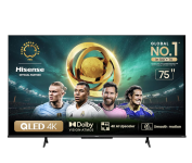 Smart TV Hisense UHD 4K QLED 75″ Polegadas 75Q6N Google TV com HDR10+, Dolby Atmos, Modo Esporte, Modo Jogo Plus e Compatível com Alexa na Amazon