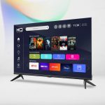 Smart TV HQ 43″ Full HD HDR tela sem bordas Android 11 design Slim Processador Quad Core Espelhamento de tela HQSTV43N na Ponto