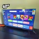 Smart TV HQ 43" Full HD tela sem bordas Android 12 design Slim HQS43NKHM na Amazon