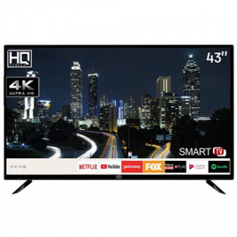 Smart TV HQ 43" LED Ultra HD 2 HDMI 2 USB Wi-Fi - HQSTV43NY na Fastshop