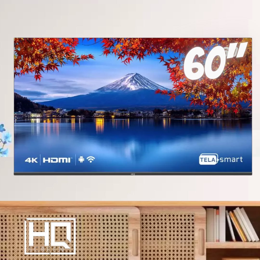Smart TV HQ 60″ UHD 4K, HDR Android 11, Design Slim, Processador Quad Core, Espelhamento de tela – HQSTV60NK na Magazine Luiza
