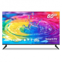 Smart TV HQ 60" UHD 4K, HDR Android 11, Sistema Ultrasound, Design Slim HQSTV60NK na Casas Bahia