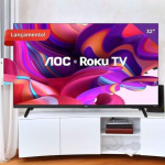 Smart TV LED 32″ HD AOC 32S5135/78G – Design sem bordas, Wifi, Conversor Digital, USB, HDMI na Amazon