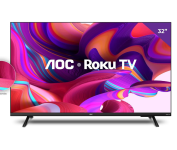 Smart TV LED 32″ HD AOC 32S5135/78G – Design sem bordas, Wifi, Conversor Digital, USB, HDMI na Amazon