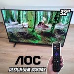 Smart TV LED 32″ HD AOC 32S5135/78G na Amazon