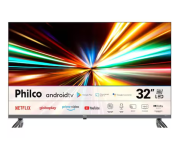 Smart TV LED 32″ Philco HD P32SAA Google TV, HDR10 e Processador Quad-Core, HDMI, USB e Wi-Fi na Casas Bahia