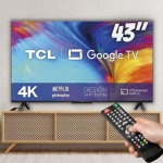 Smart TV LED 43″ 4K UHD TCL 43P635 – Google TV, Wifi, USB na Magazine Luiza