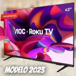 Smart TV LED 43″ Full HD AOC 43S5135/78G – Roku TV, Wifi, Conversor Digital, USB, HDMI na Amazon