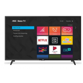 Smart TV LED 43" Full HD AOC 43S5195 USB HDMI Wi-FI Roku TV na Leroy Merlin