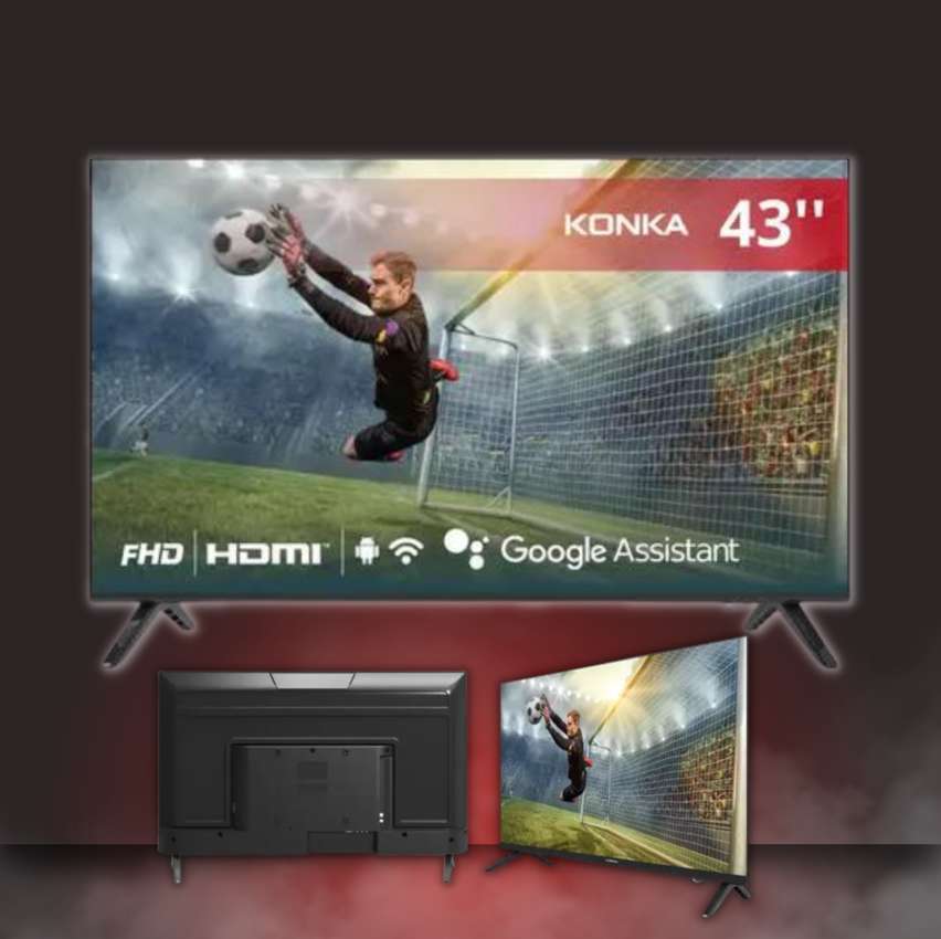 Smart TV LED 43″ Full HD, Design sem bordas, Google Assistant e Android TV com Bluetooth Konka KDG43 na Magazine Luiza