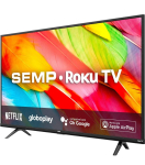 Smart TV LED 43″ FULL HD Semp R6500 – Roku, Alexa, Wifi na Amazon