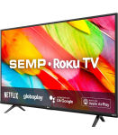 Smart TV LED 43″ FULL HD Semp R6500 – Roku, Alexa, Wifi na Amazon
