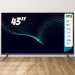 Smart TV LED 43″ HQ Conversor Digital Externo 3 HDMI 2 USB WI-FI Android 11 Design Slim, PRETO na Amazon
