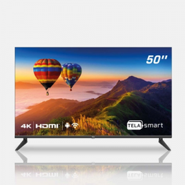Smart TV LED 50" 4K Conversor Digital Externo 3 HDMI 2 USB WI-FI Android 11 HQ Screen - HQSTV50NK na Carrefour