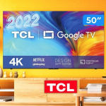 Smart TV LED 50″ 4K UHD TCL 50P635 – Google TV, Wifi, HDMI na Amazon