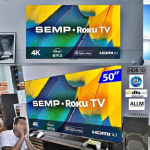 Smart TV LED 50″ 4K UHD TCL 50P635 – Google TV, Wifi, HDMI , PRETO na Amazon