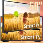 Smart TV LED, 50″, Ultra HD 4K, LH50BETHVGGXZD, Samsung, 2HDMI, 1USB, Wifi na Amazon