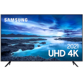 Smart TV LED 70" 4K Samsung 70AU7700 3 HDMI 2 USB Wi-Fi Bluetooth - UN70AU7700GXZD na Gazin