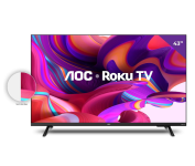 Smart TV LED AOC 43″ Full HD, Design sem bordas, Wifi, Conversor Digital, USB, HDMI 43S5135/78G na Amazon