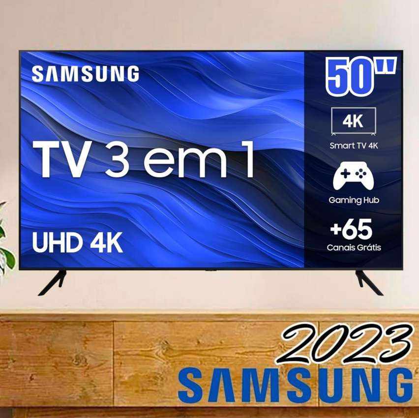 Smart TV LED Samsung 50 Polegadas UHD 4K UN50CU770 na Magazine Luiza