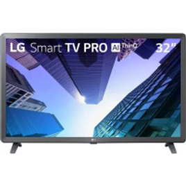 Smart TV LG 32" LED HD Wi-Fi 2 HDMI 1 USB 32LQ621CBSB.AWZ na Magazine Luiza