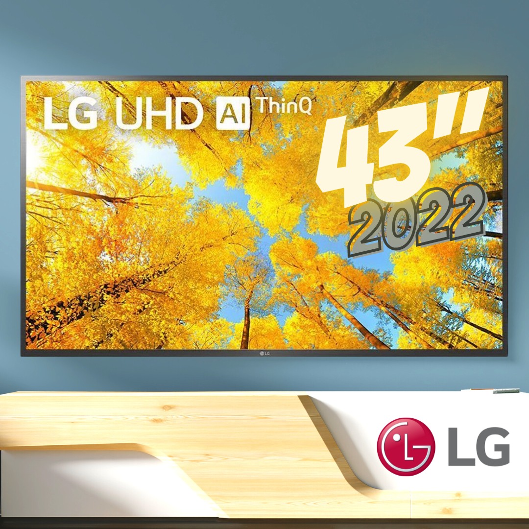 Smart TV LG 43″ 4k UHD 43UQ7500 Wi-Fi Bluetooth HDR Thinqai Compatível com Smart Magic Google Alexa na Americanas