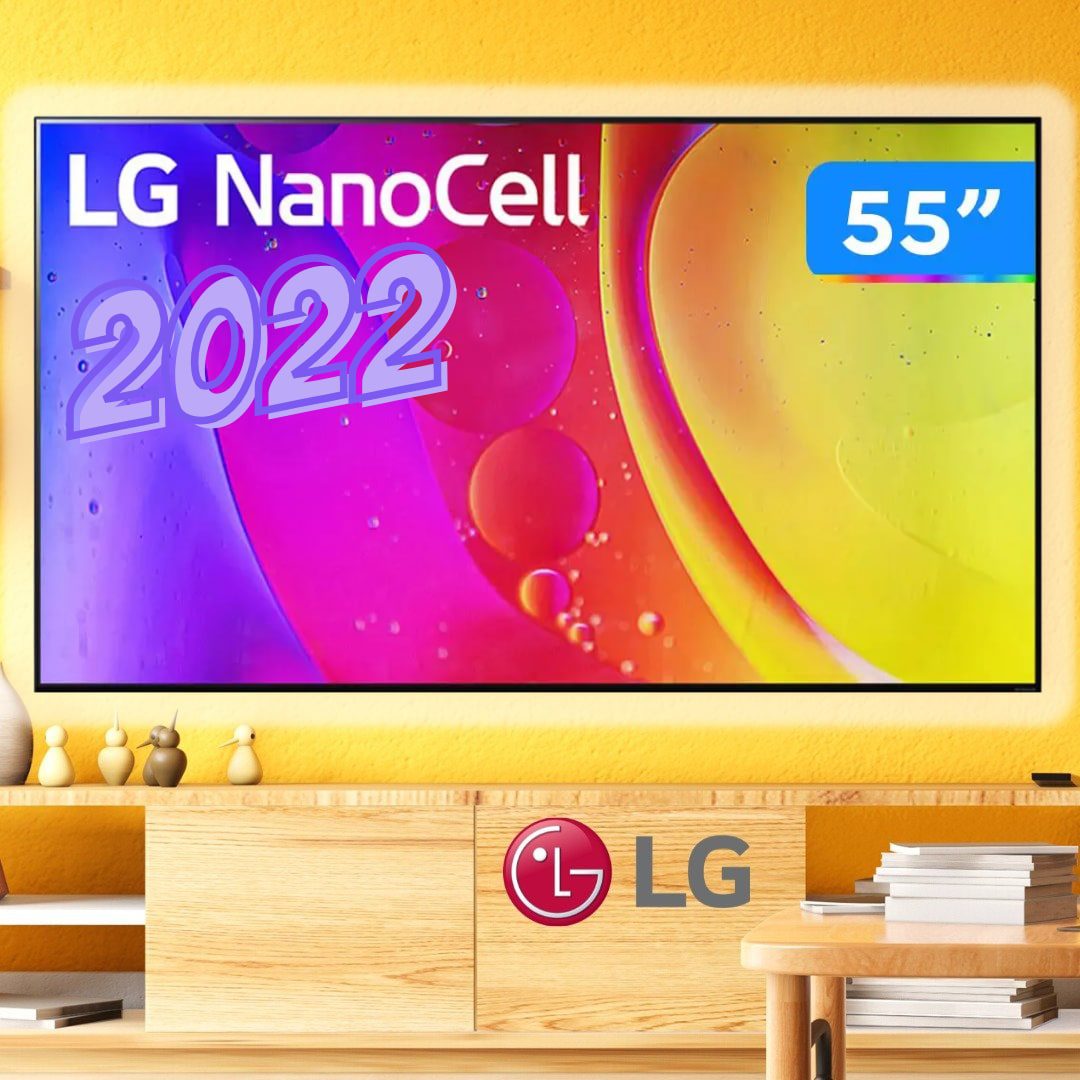 Smart TV LG 55" 4K NanoCell 55NANO80 4x HDMI 2.0 Nvidia GEFORCE NOW ThinQAI Smart Magic Google Alexa na Carrefour