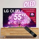 Smart TV LG 55″ 4K OLED55C1 120Hz na Amazon