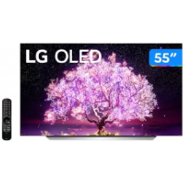 Smart TV LG 55” 4K UHD OLED 120Hz Wi-Fi e Bluetooth Alexa 4 HDMI 3 USB - OLED55C1PSA na Casas Bahia