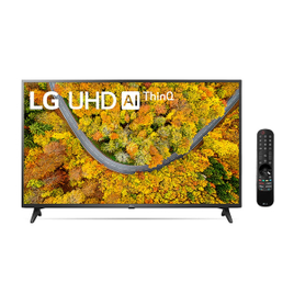 Smart TV LG LED 50'' UHD 4K Bluetooth HDR Wifi Inteligência Artificial Google Alexa - 50UP7550PSF na Webfones
