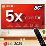 Smart TV LG NanoCell NANO80 4K de 86 polegadas 86NANO80 na LG