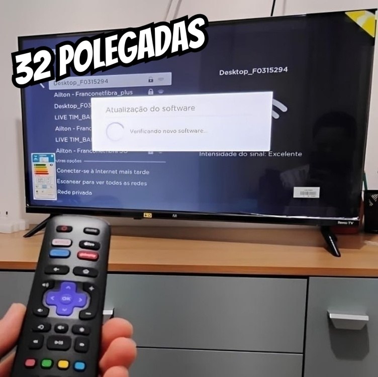 Smart TV Multi Roku 32″ HD 3 HDMI 2 USB Compatível com Alexa e Google Home – TL052M na Amazon