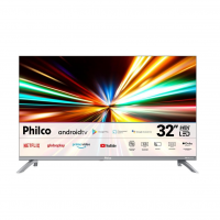 Smart TV Philco 32” Led Dolby Áudio Prata PTV32M9GACGB – 127 Volts na Amazon