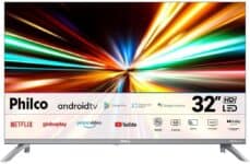 Smart TV Philco 32” Led Dolby Áudio Prata PTV32M9GACGB – 127 Volts na Amazon Smart TV Philco 32” Led Dolby Áudio Prata PTV32M9GACGB – 127 Volts na Amazon