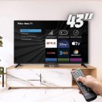 Smart TV Philco 43” Roku Led Dolby Áudio Space Gray PTV43VA4REGB na Amazon