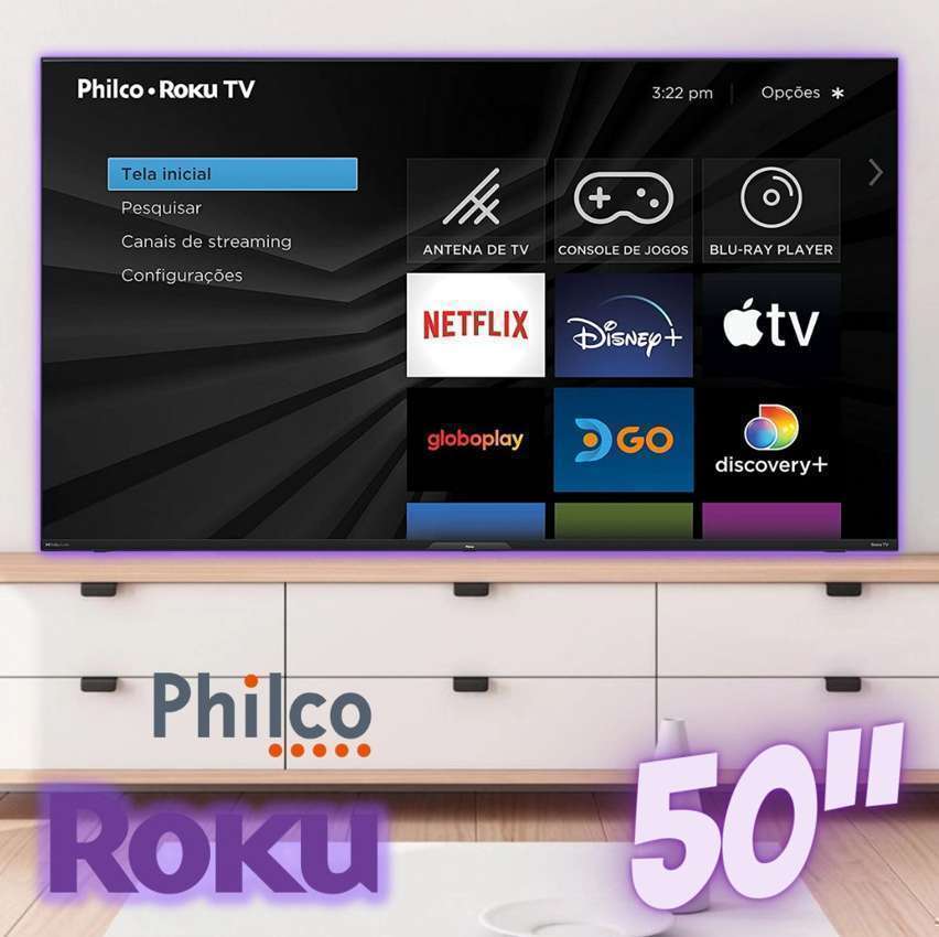 Smart TV Philco 50″ 4K PTV50G7ER2CPBL Wi Fi Dolby Audio Led na Carrefour
