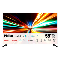 Smart TV Philco 55 Polegadas, LED 4K, na KaBuM!